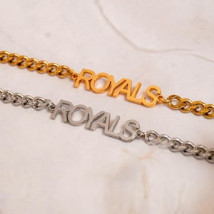 KC Royals Stainless Steel Bracelet