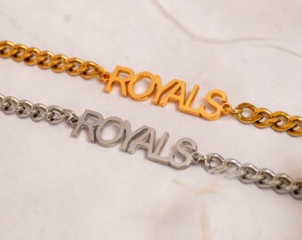 KC Royals Edelstahl Armband