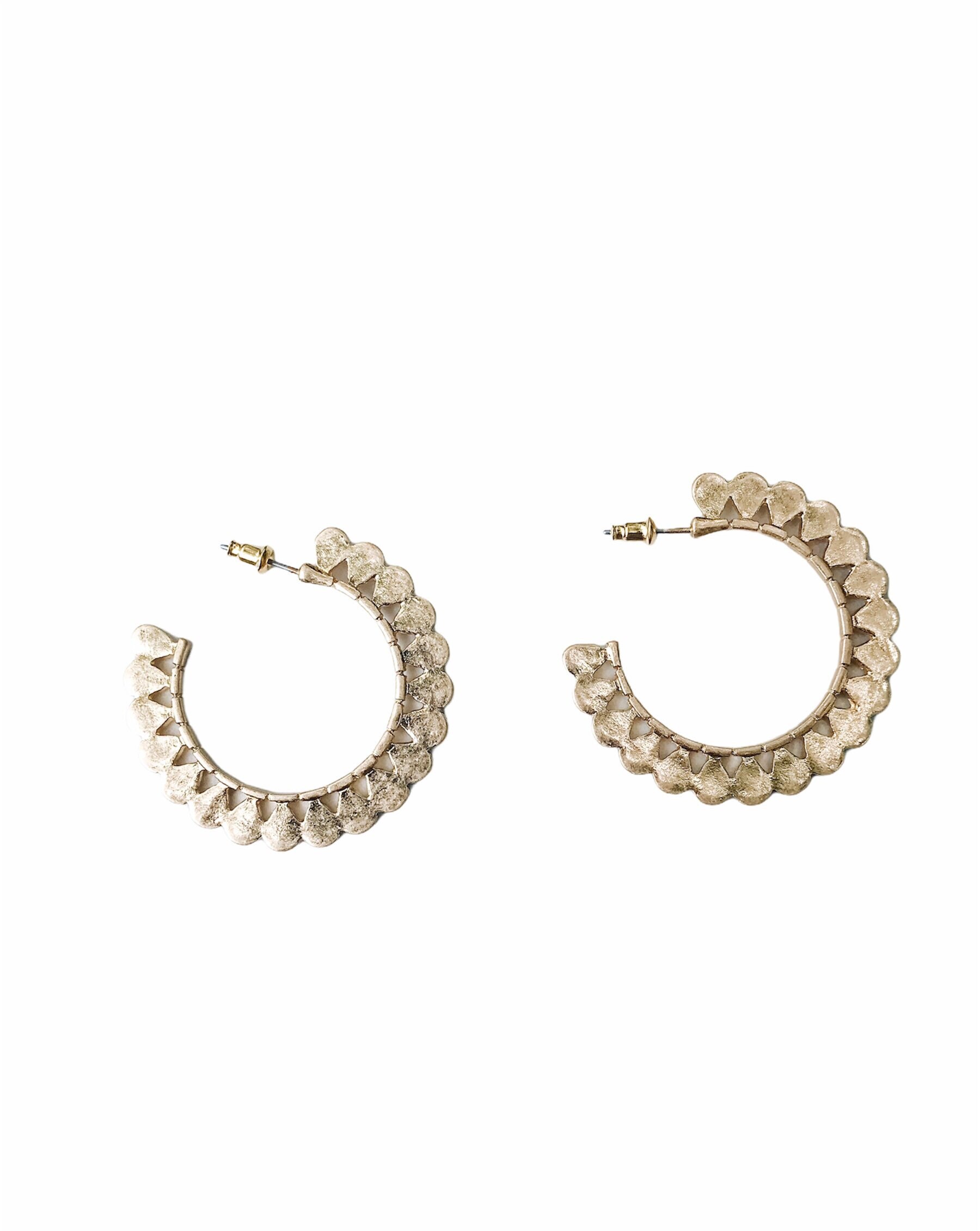 Modern and Minimal Circle Hoop Earrings/ Unique Hoops/ Gold | Etsy