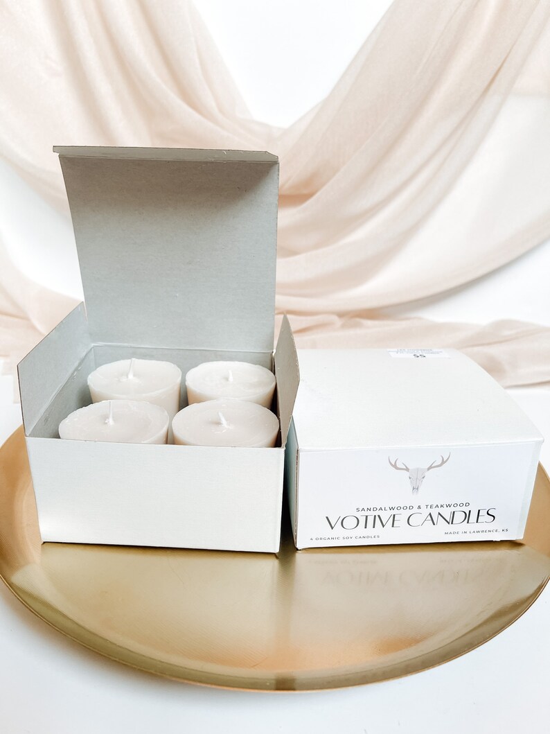 Votive Soy Candles/candle Set/ Long Burntime/ Etsy