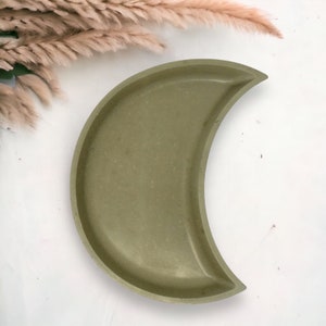 Large Moon Tray/ Cement Tray/ Modern Home Decor/ Jewelry Tray/ Astrology Tray