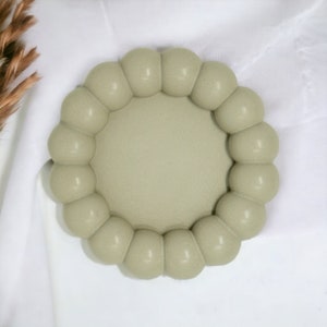 Plateau à bulles/plateau en ciment moderne/plateau à bijoux de couleur personnalisée/plateau à bijoux/plat de salle de bain
