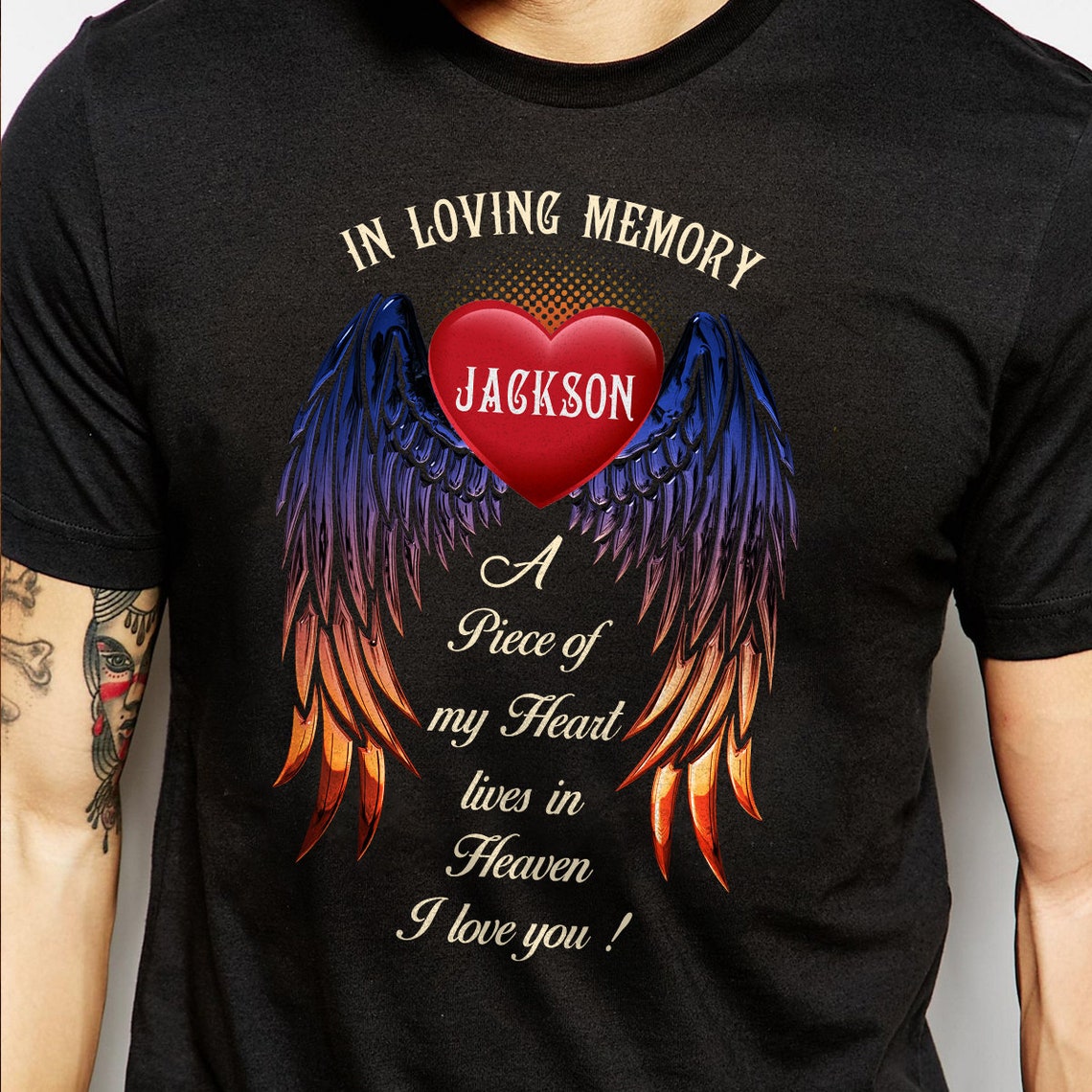 Personalized Memorial T ShirtIn Loving Memory A Peace Of My | Etsy