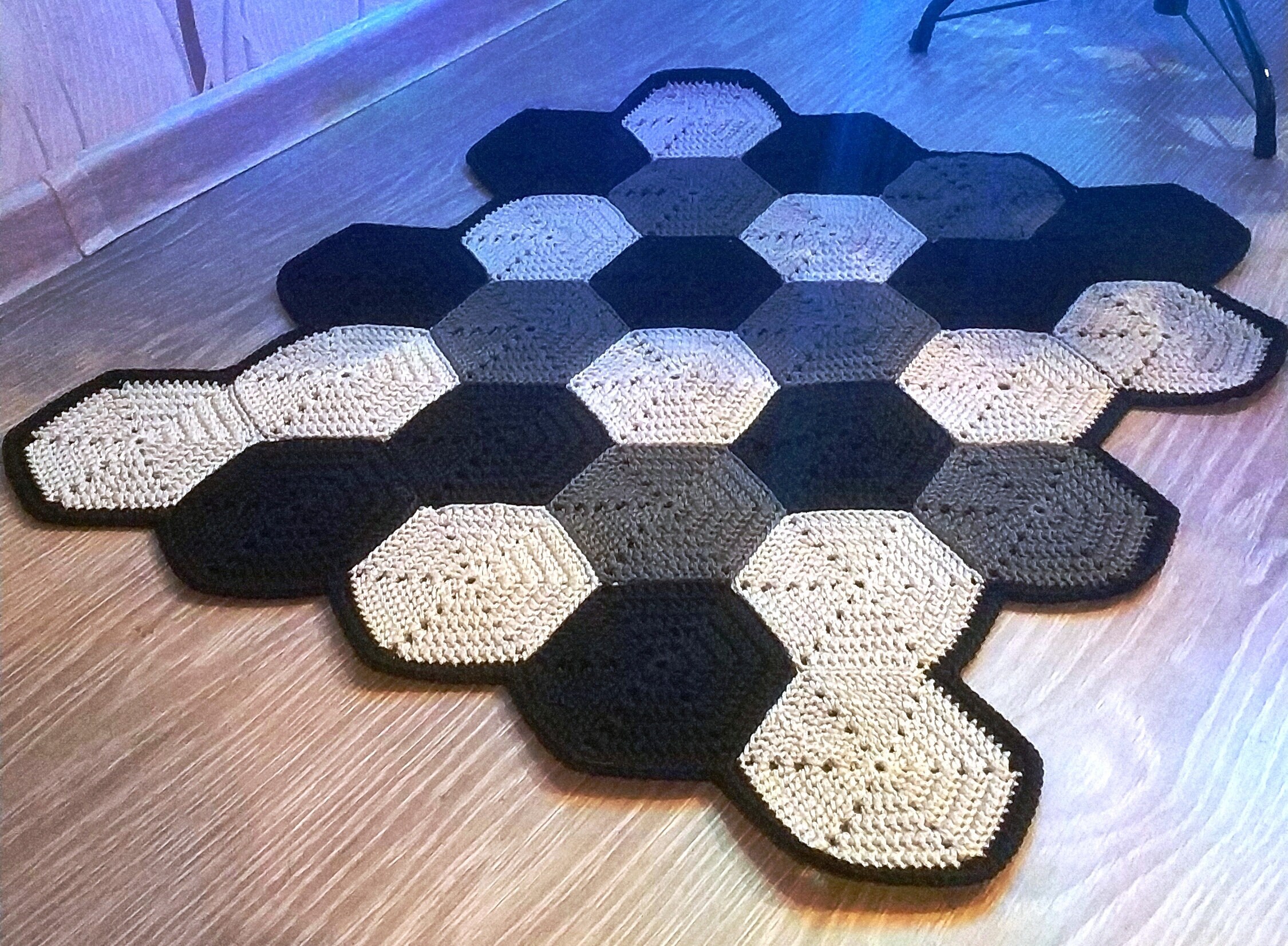 Knit carpet custom made. Crochet handmade floor carpet Etsy