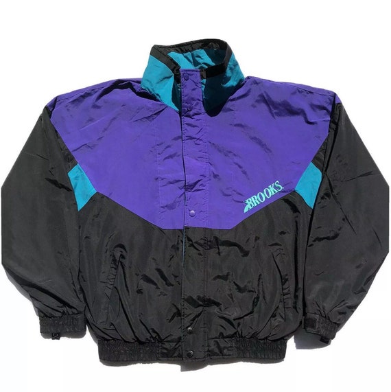 Vintage Brooks Windbreaker Neon Colorful Windbreak