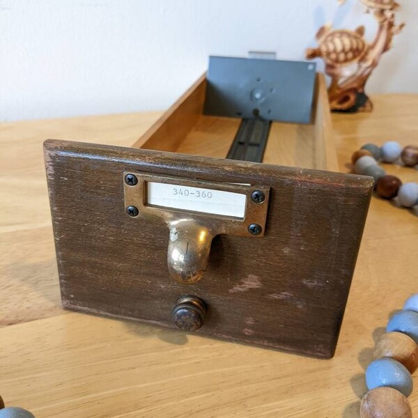 Library Card Catalog - Etsy