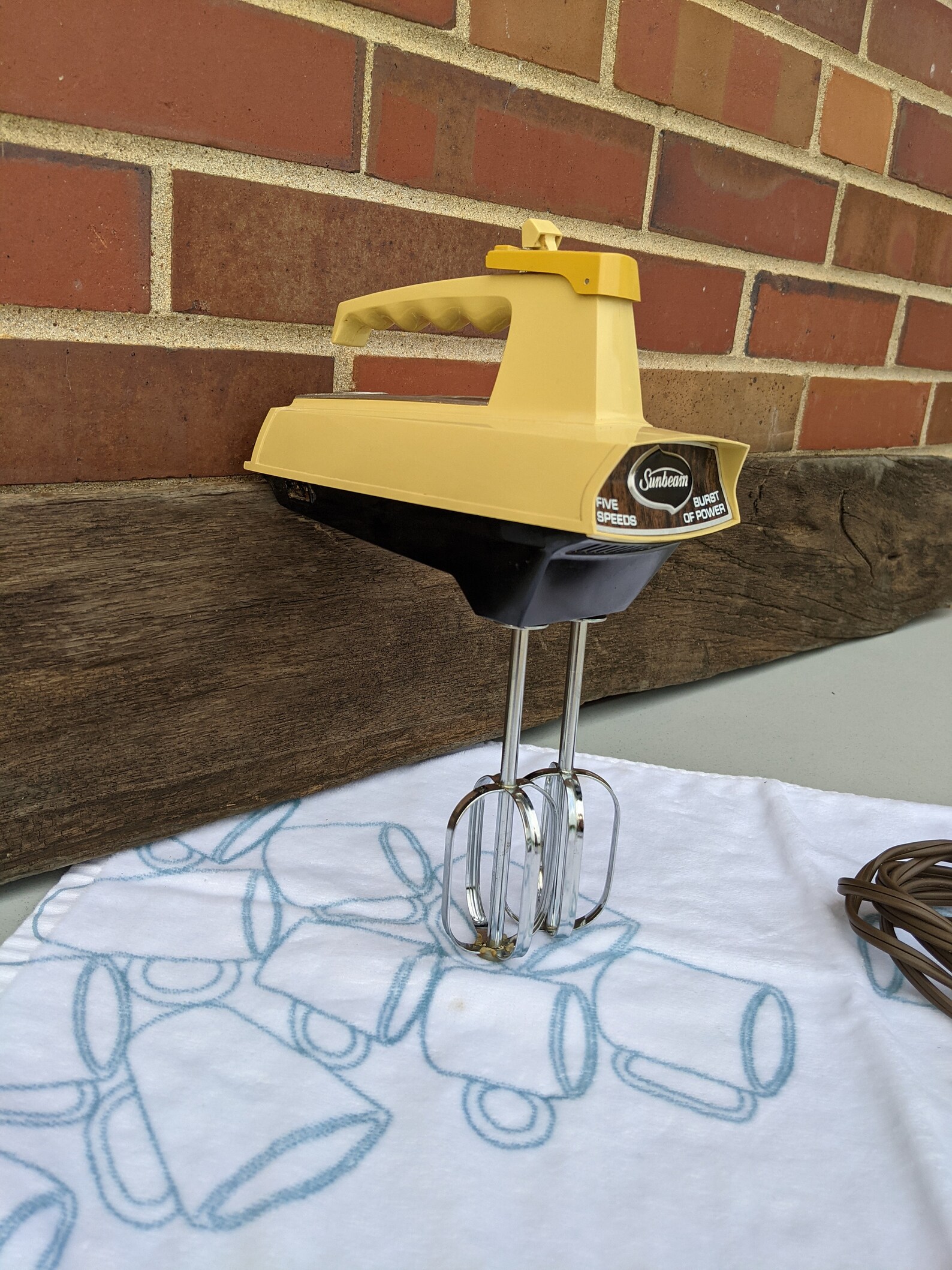 Vintage Sunbeam Mix Master hand mixer five speed vintage hand Etsy