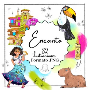 Fascino, Clipart, clipart fascino, PNG, formato png, Mirabel png, Mirabel, Casita, Los madrigal, famiglia madrigale, acquerello, 300dpi