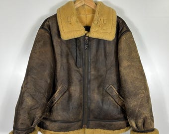 FEDELESS MILITARY INC B-3ジャケット 本革 Fedeless Military Inc New York Type B3 Sheepskin Flight Shearling
