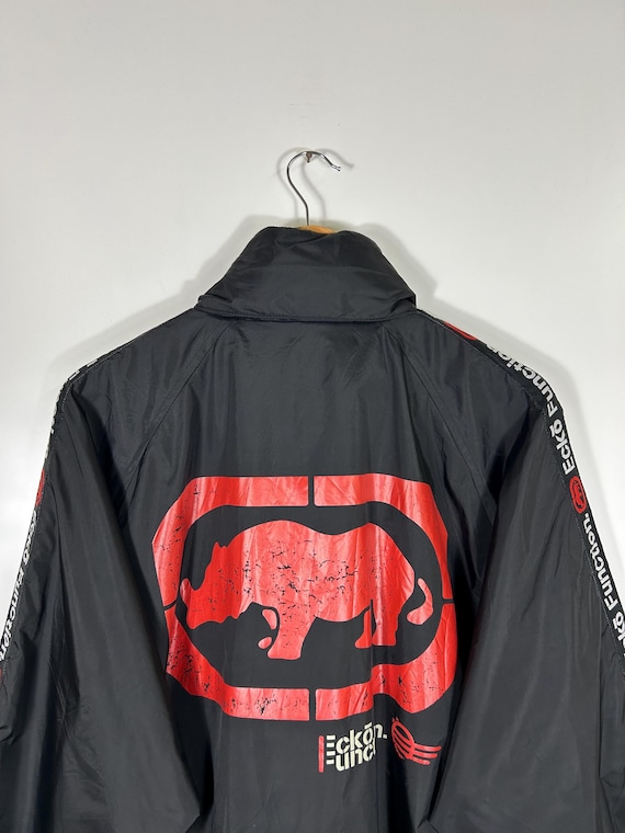 Vintage Ecko Function Black Windbreaker Jacket Re… - image 17