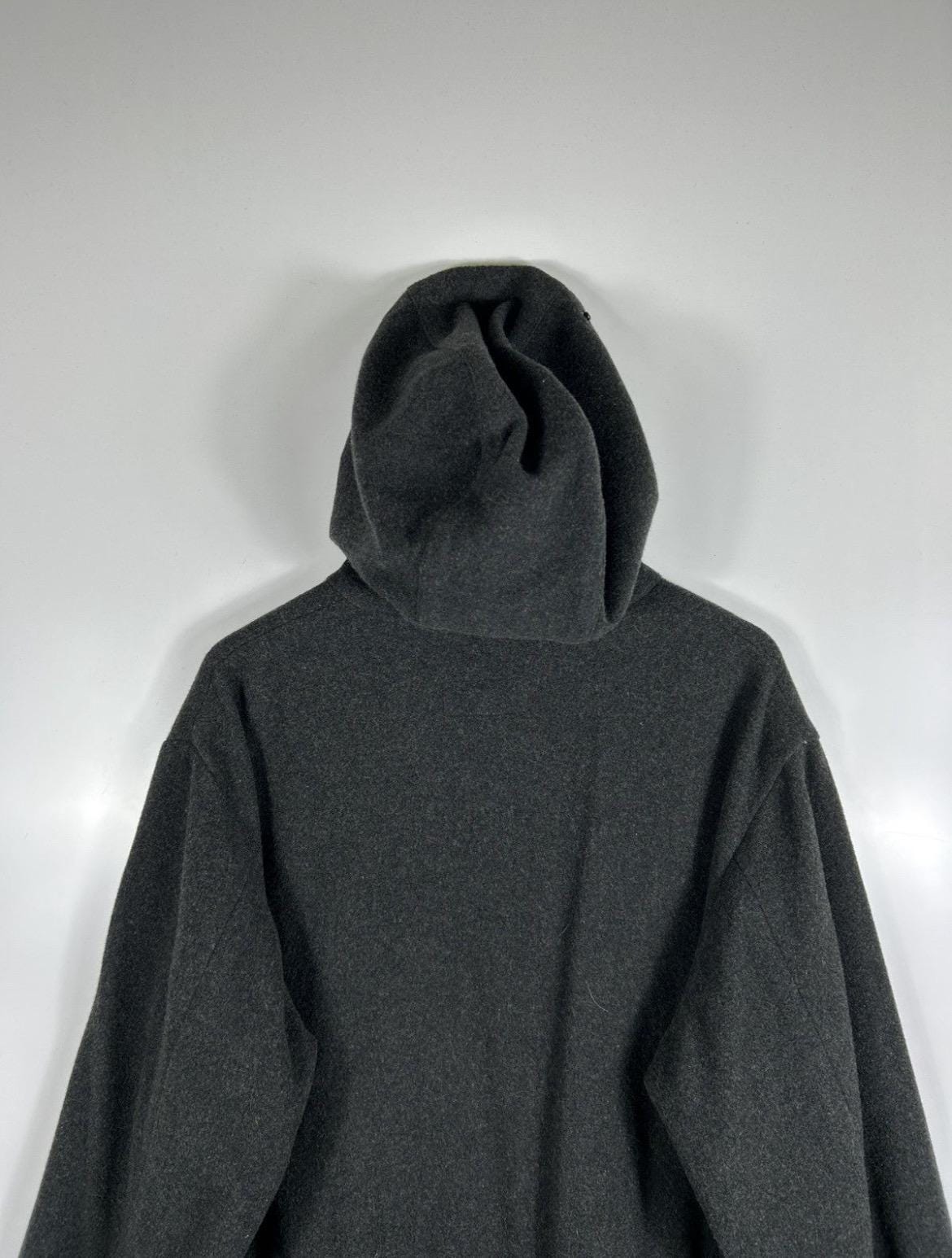 Vintage Allegri Wool Hooded Coat | Minimalist Long Jacket, Made in