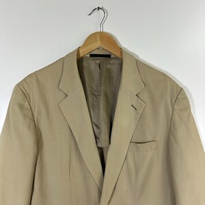 A.A.R Yohji Yamamoto Beige Cotton Blazer Jacket | Made in Japan | Vintage Japanese Designer | Size M image 4