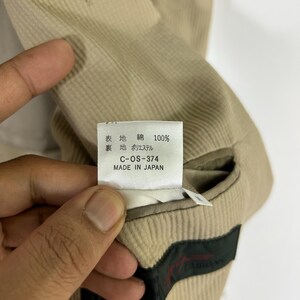 A.A.R Yohji Yamamoto Beige Cotton Blazer Jacket | Made in Japan | Vintage Japanese Designer | Size M image 13