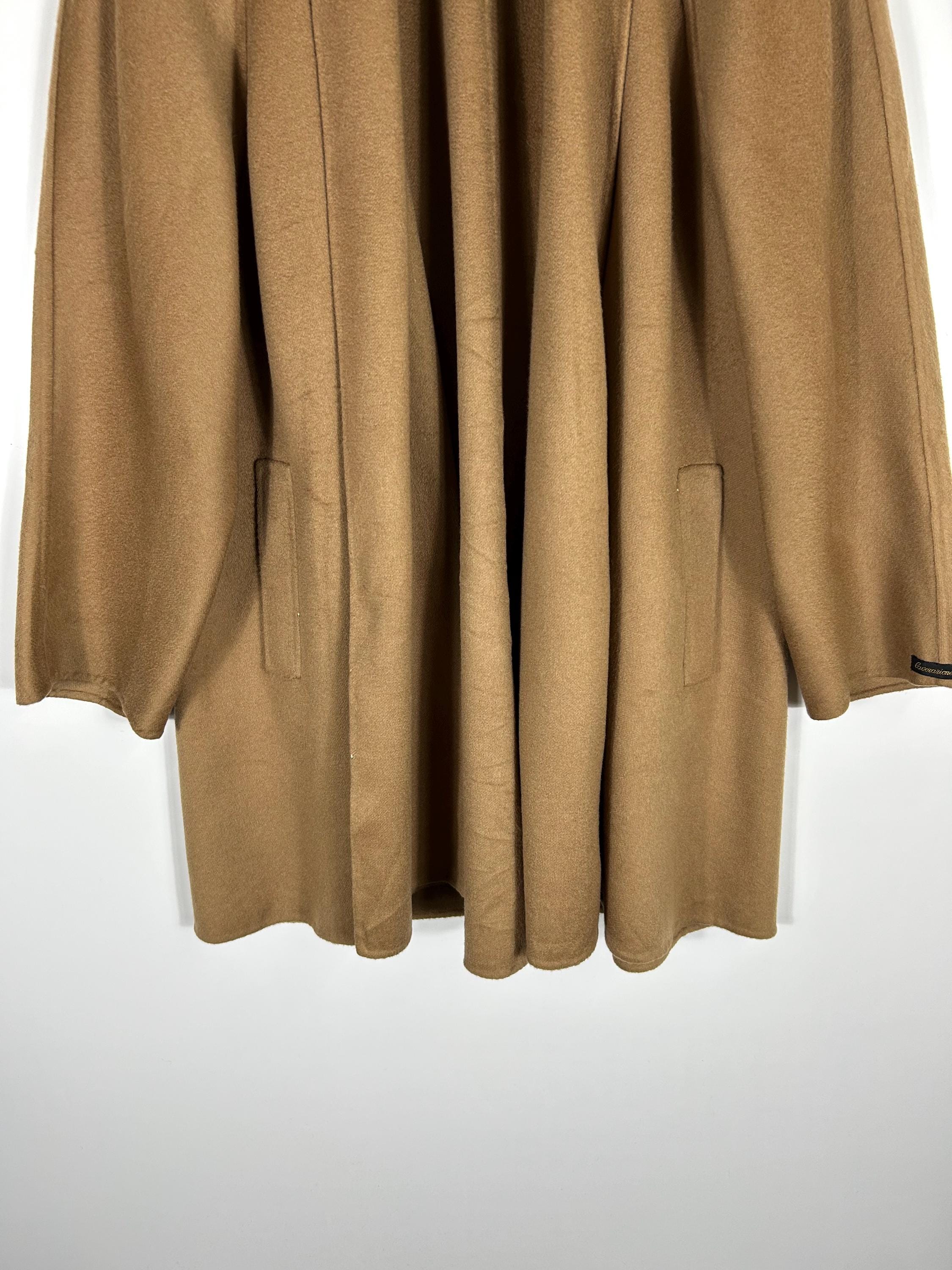 ヴィンテージ ジェラルディ イタリア製 キャメル カシミアコート