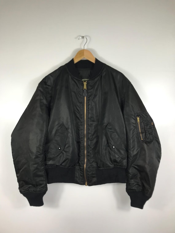Vintage 90's Alpha Industries USA Type Ma-1 Bomber Jacket - Etsy