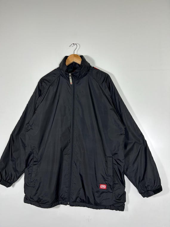 Vintage Ecko Function Black Windbreaker Jacket Re… - image 4