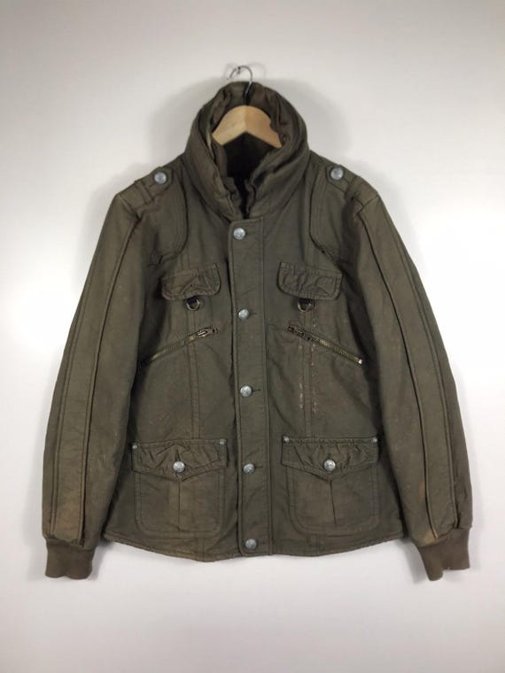 Vintage Tough Jeansmith Military Utility Jacket – Olive Green