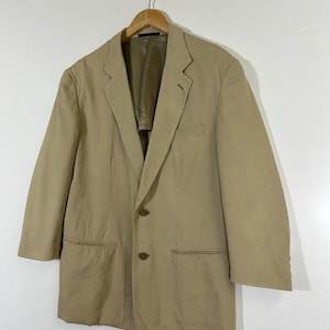 A.A.R Yohji Yamamoto Beige Cotton Blazer Jacket | Made in Japan | Vintage Japanese Designer | Size M image 3