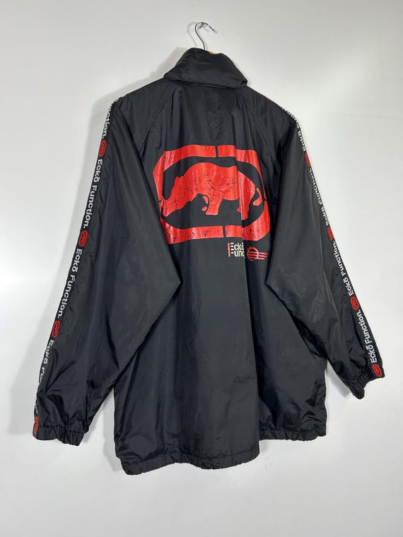 Vintage Ecko Function Black Windbreaker Jacket Re… - image 15