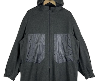 Vintage Allegri Italy Wool Coat Jacket Black Size L Adult Jacket