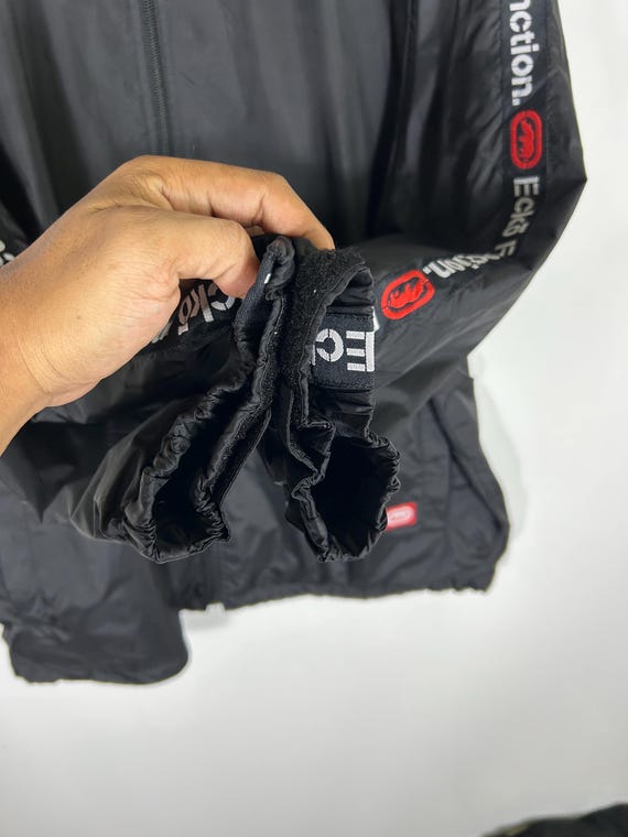 Vintage Ecko Function Black Windbreaker Jacket Re… - image 7