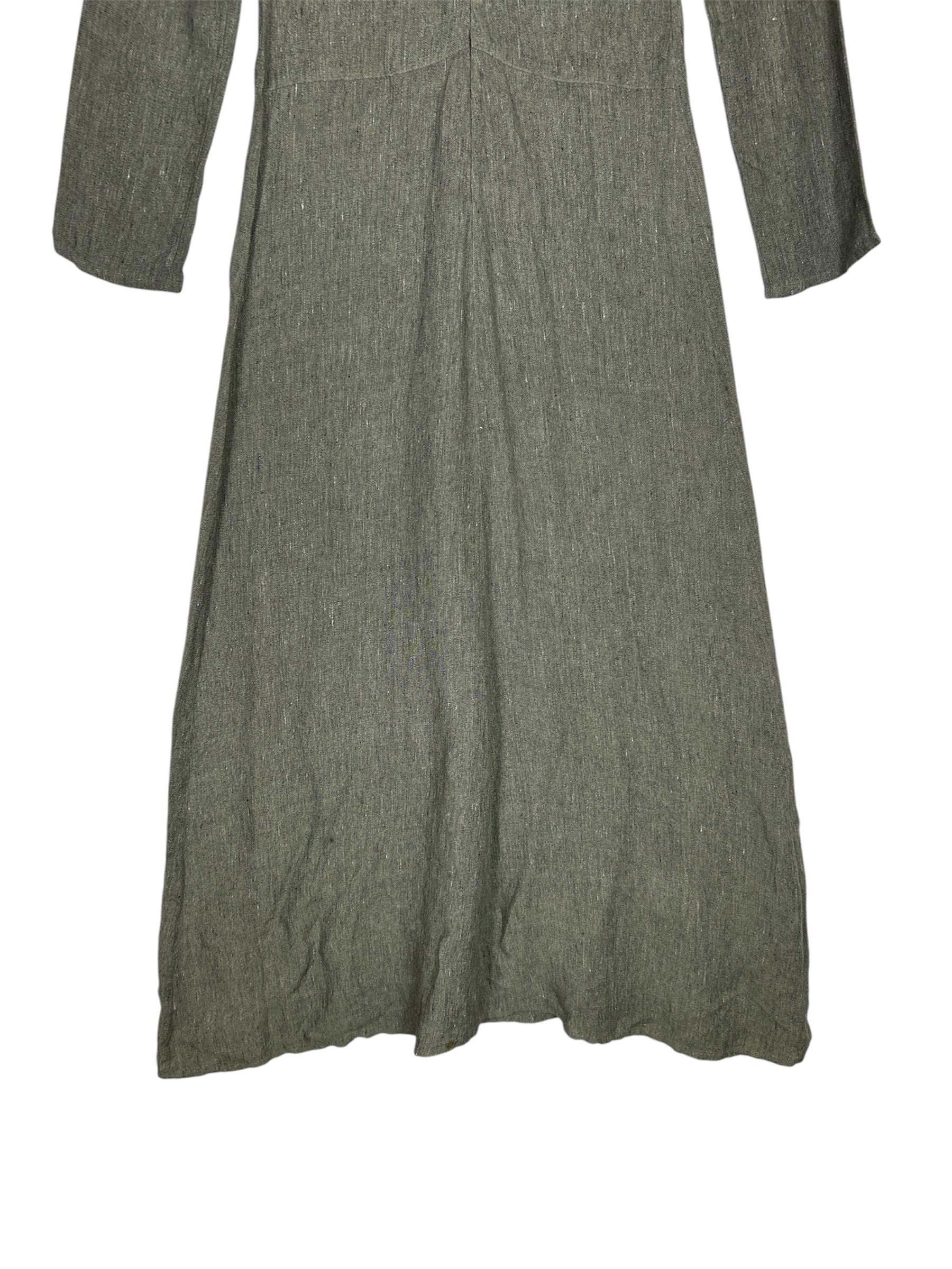 agnes b linen dress AGNS B. Size 1 Lavender Linen Blend Below Knee Dress