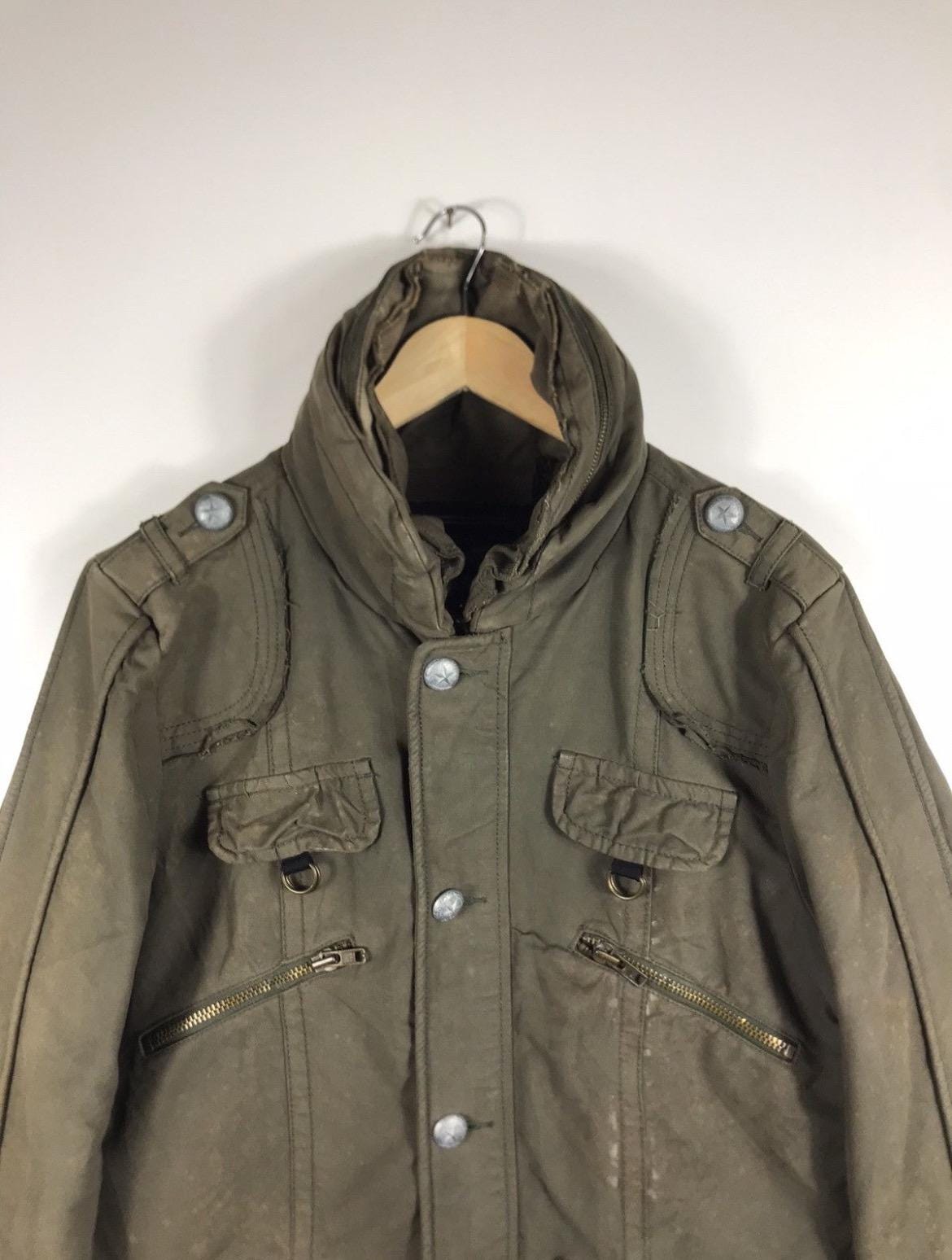 Vintage Tough Jeansmith Military Utility Jacket – Olive Green