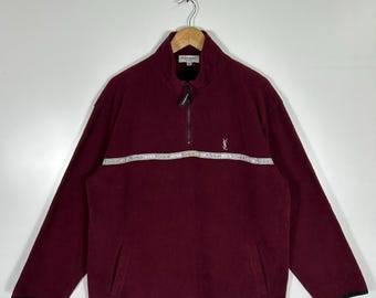 Vintage Ysl Yves Saint Laurent Pour Homme Multicolor Embroidered
