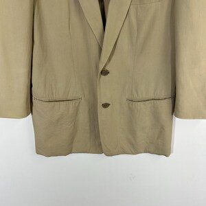 A.A.R Yohji Yamamoto Beige Cotton Blazer Jacket | Made in Japan | Vintage Japanese Designer | Size M image 5