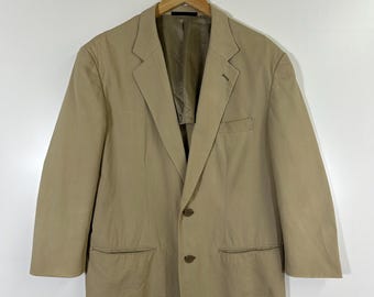 A.A.R Yohji Yamamoto Beige Cotton Blazer Jacket | Made in Japan | Vintage Japanese Designer | Size M