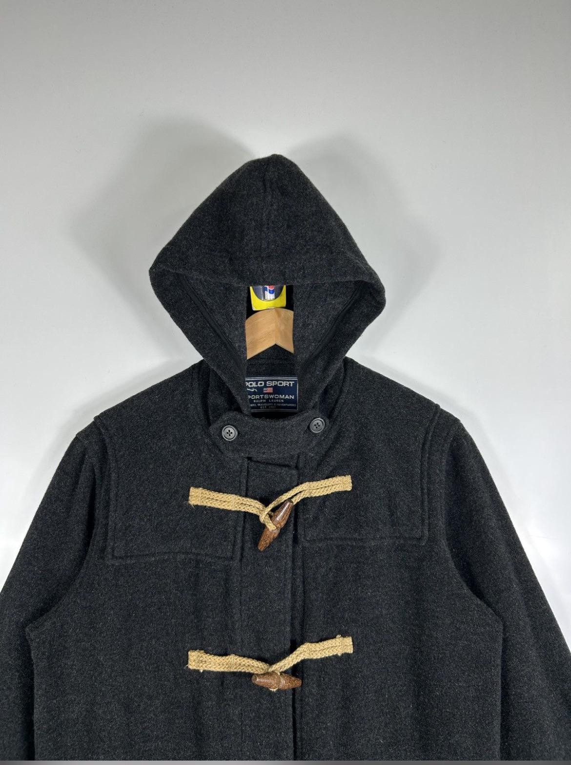Vintage Polo Sport Wool Duffle Coat – Ralph Lauren Sportswoman