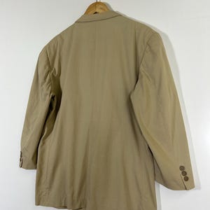 A.A.R Yohji Yamamoto Beige Cotton Blazer Jacket | Made in Japan | Vintage Japanese Designer | Size M image 16