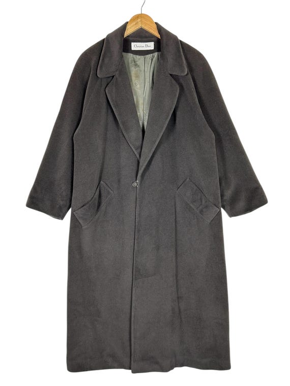 Christian Dior Monsieur, Vintage Christian Dior Loro Piana Wool Angora Coat | Size 4, Made in USA