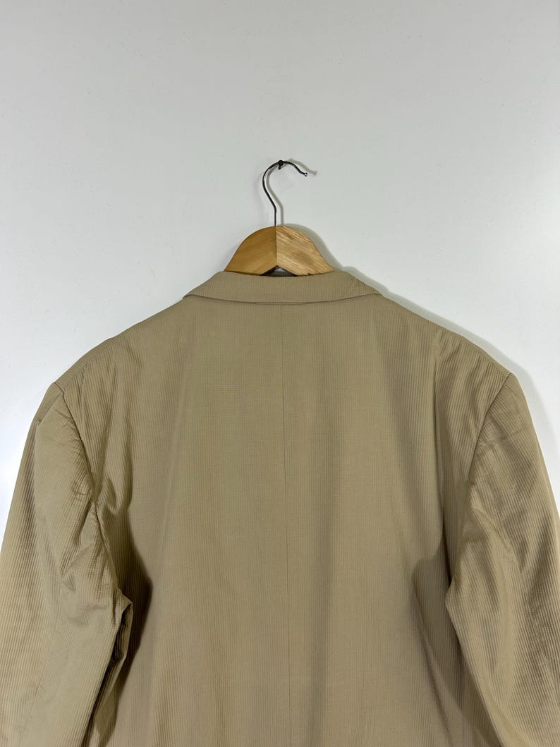 A.A.R Yohji Yamamoto Beige Cotton Blazer Jacket | Made in Japan | Vintage Japanese Designer | Size M image 17