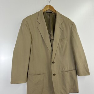 A.A.R Yohji Yamamoto Beige Cotton Blazer Jacket | Made in Japan | Vintage Japanese Designer | Size M image 2