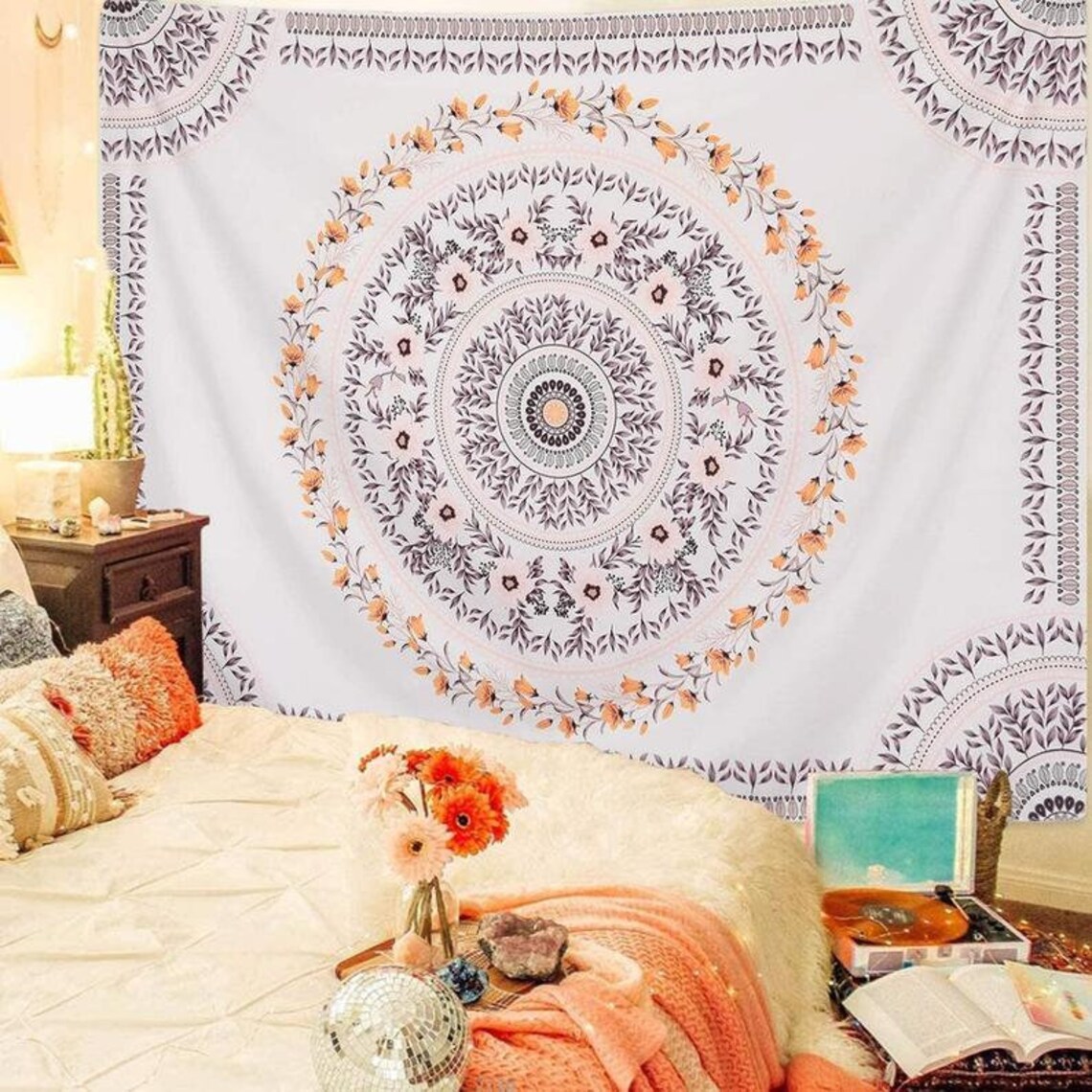 Tapestry Bohemian Hippie Tapestry Plant Tapestry Wall Hainging Etsy