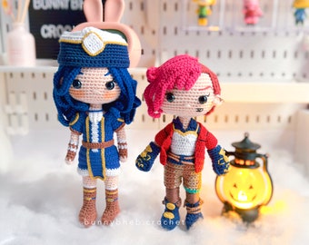 ぬいぐるみ caitlyn 28 CM Vi Caitlyn Kiramman Cosplay Plush Plushies Cartoon