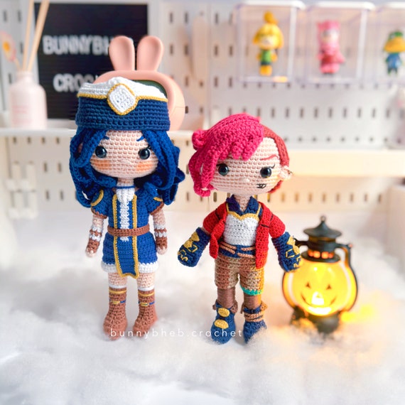 ぬいぐるみ caitlyn Arcane Caitlyn Vi Jinx Plush Vi Plushie Cosplay Cartoon Soft