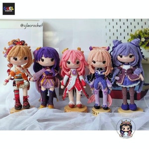 Genshin Impact Detailed Crochet Plush Doll (Read Item Details) [October 2025 Slot]