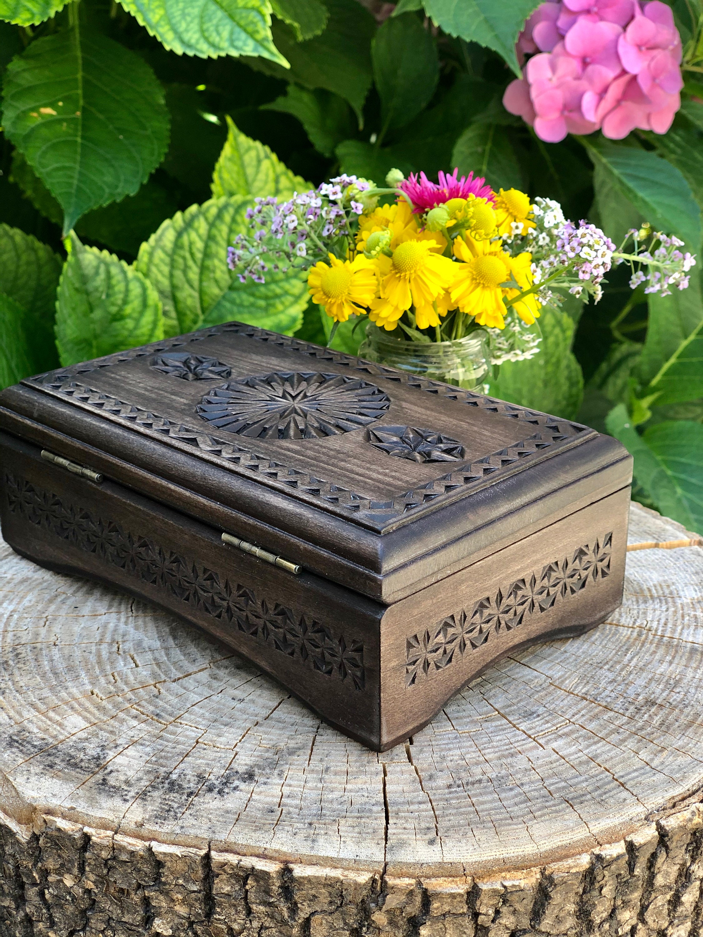 Caja de joyas almacenamiento para cualquier cosa | Etsy