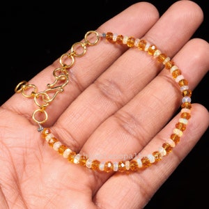 Opal Beads, 4 MM 20 Carats Natural Ethiopian Opal Beads Bracelet, Opal Rondelle Beads Bracelet with Quartz beads, 05