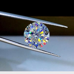 Certified Loose Moissanite Round Cut Stones D VVS1 6.5 MM for jewelry making