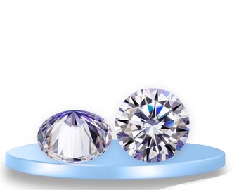 AAA Moissanite Round Cut Stones, D VVS1 (5 pcs, 4.5mm)