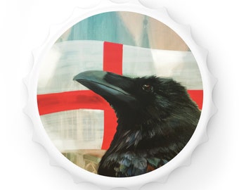 St Georges Day raven Bottle Opener