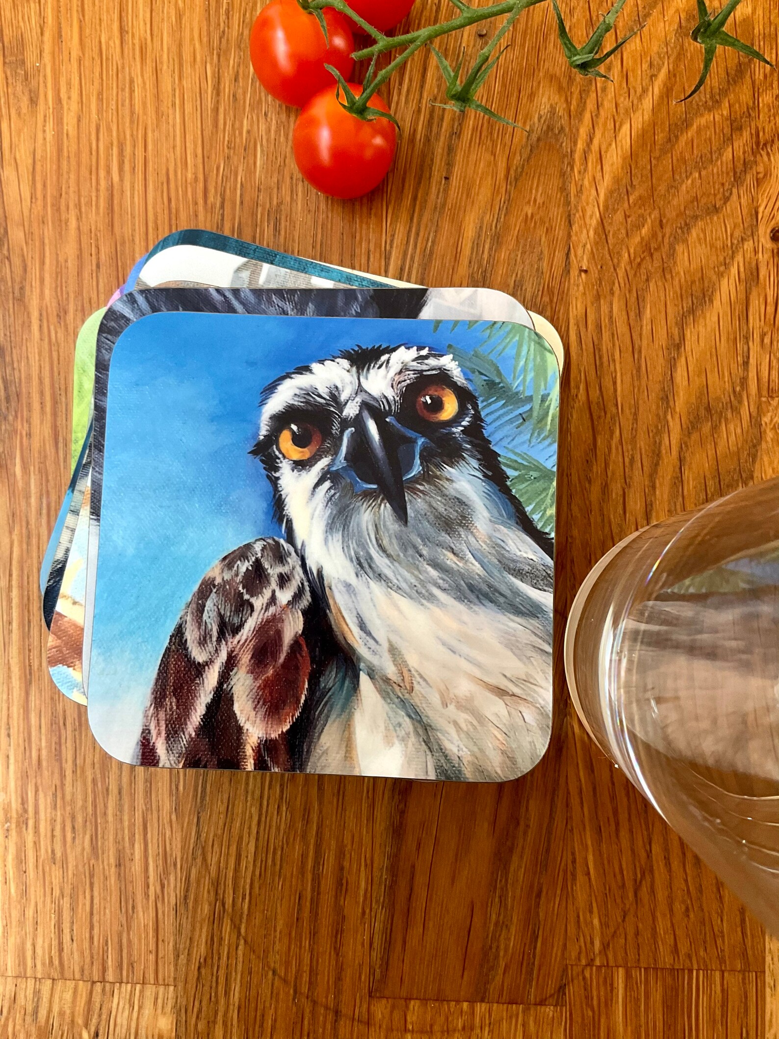Coaster osprey bird coasters set create your set of coasters Etsy