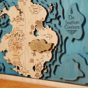 3D Königreiche der Schatten aus Holz - Sammelbare Terrasen Karte - unvergessliches Muttertagsgeschenk von Kindern