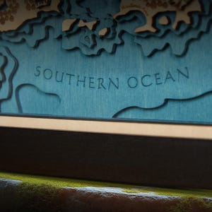 Lifestream Nexus 3D Wood Map Natural Edition - Gepersonaliseerde cadeaus voor nerds - 3D-fanart voor ff fan