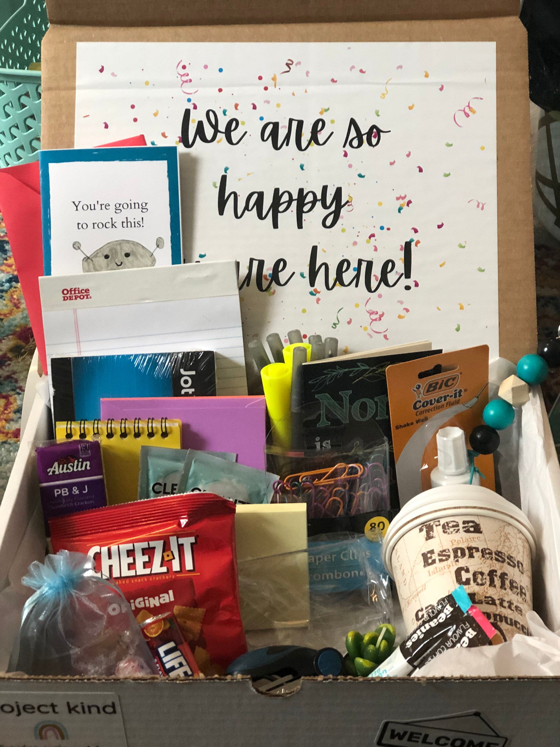 To The Team Gift Box Corporate Gift New Employee Etsy