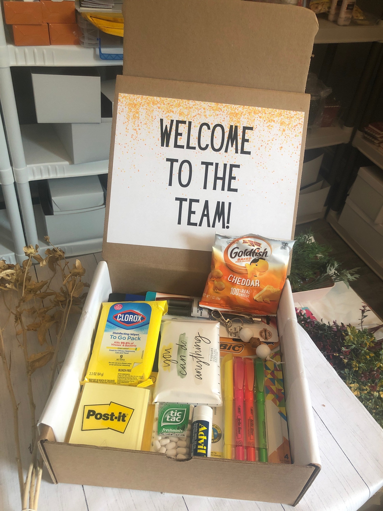 To The Team Gift Box Corporate Gift New Employee Etsy