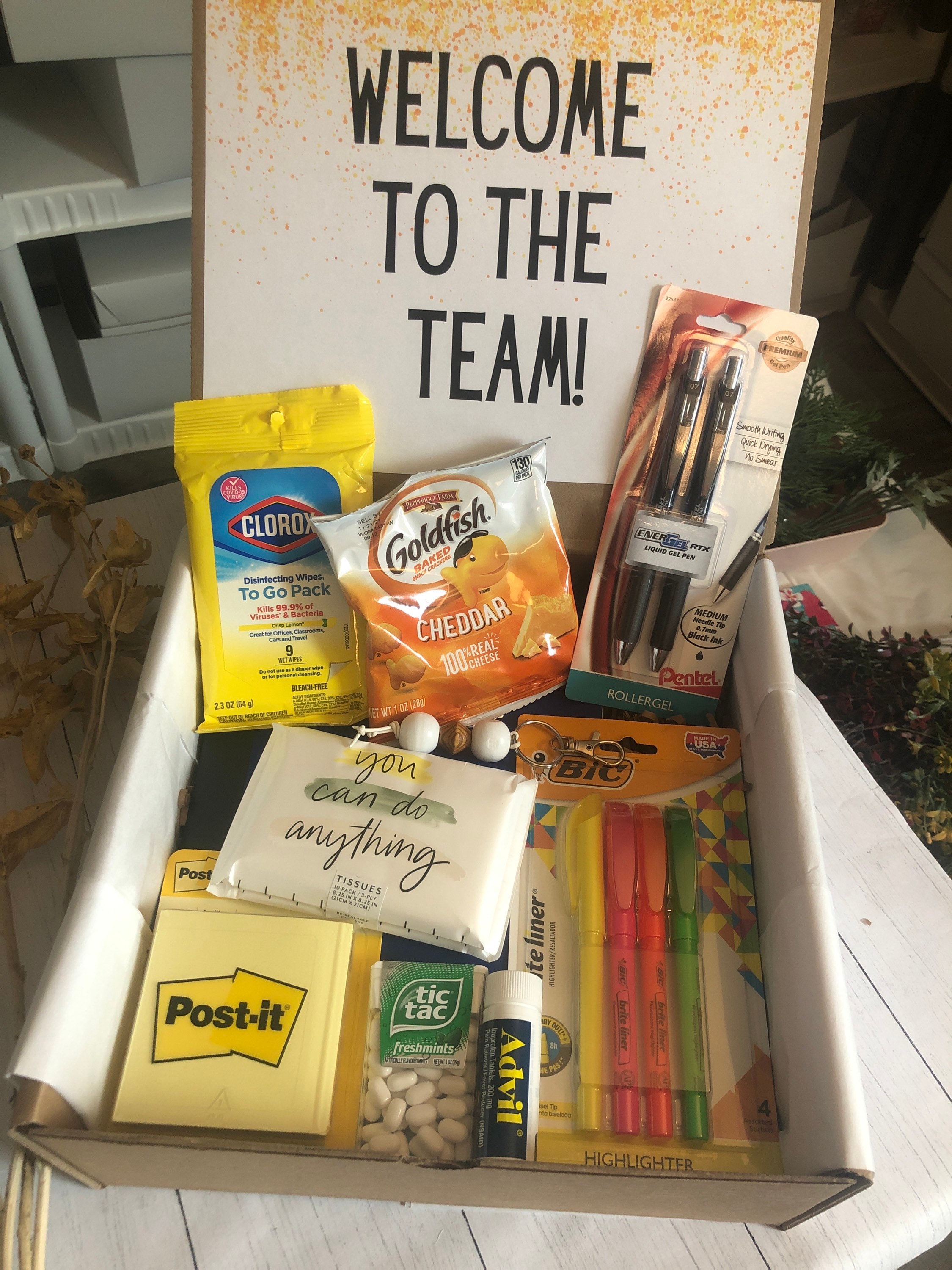 To The Team Gift Box Corporate Gift New Employee Etsy